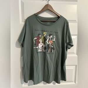 The Breakfast Club T Shirt Green Size 2X
